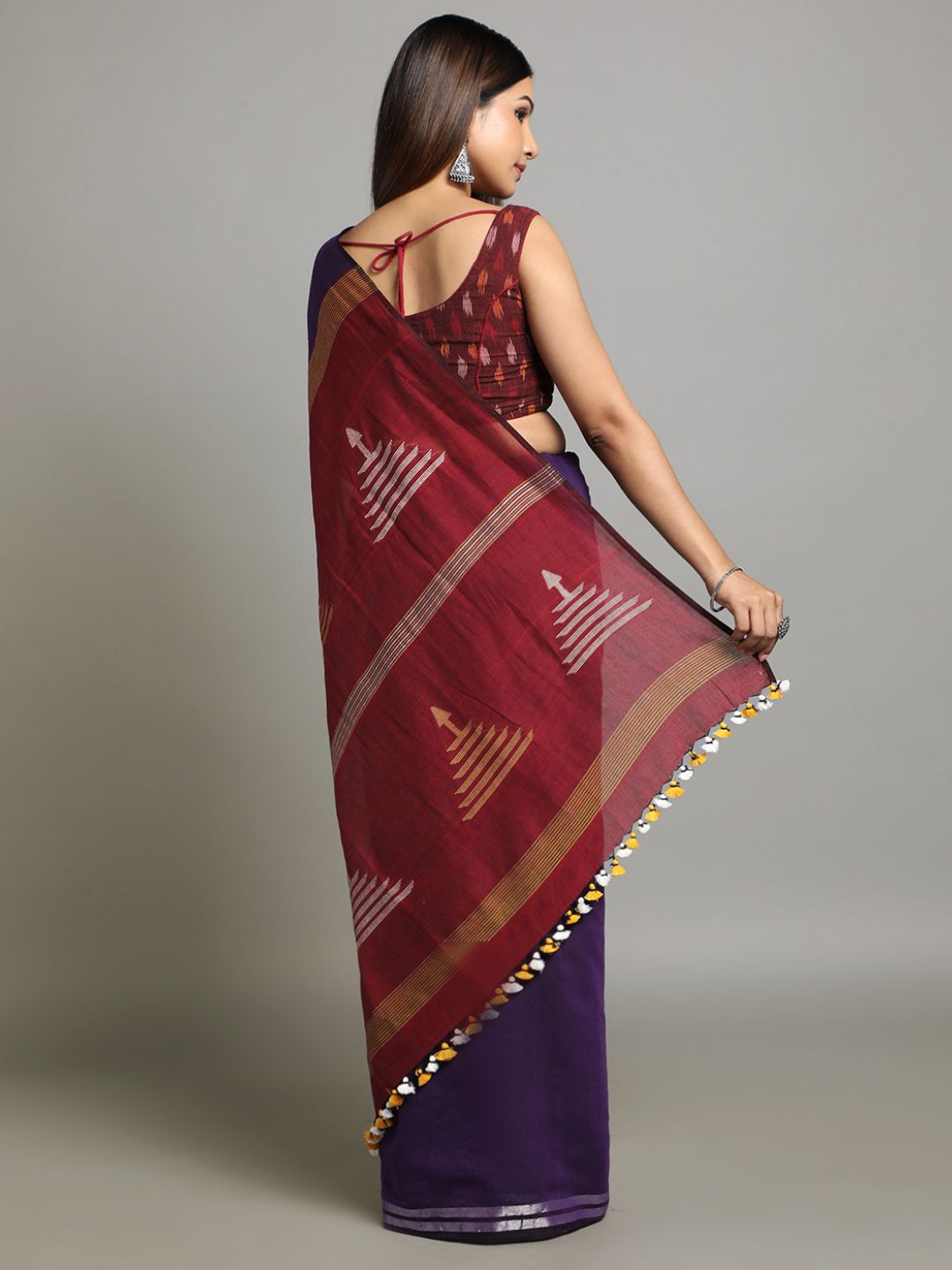 Handloom Jamdani Cotton Saree