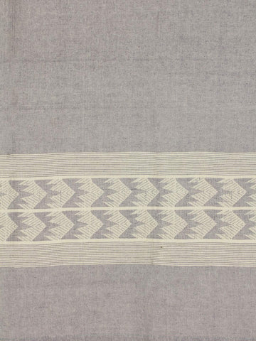 Ivory Grey  Cotton Rod Pocket Curtain- Single Panel