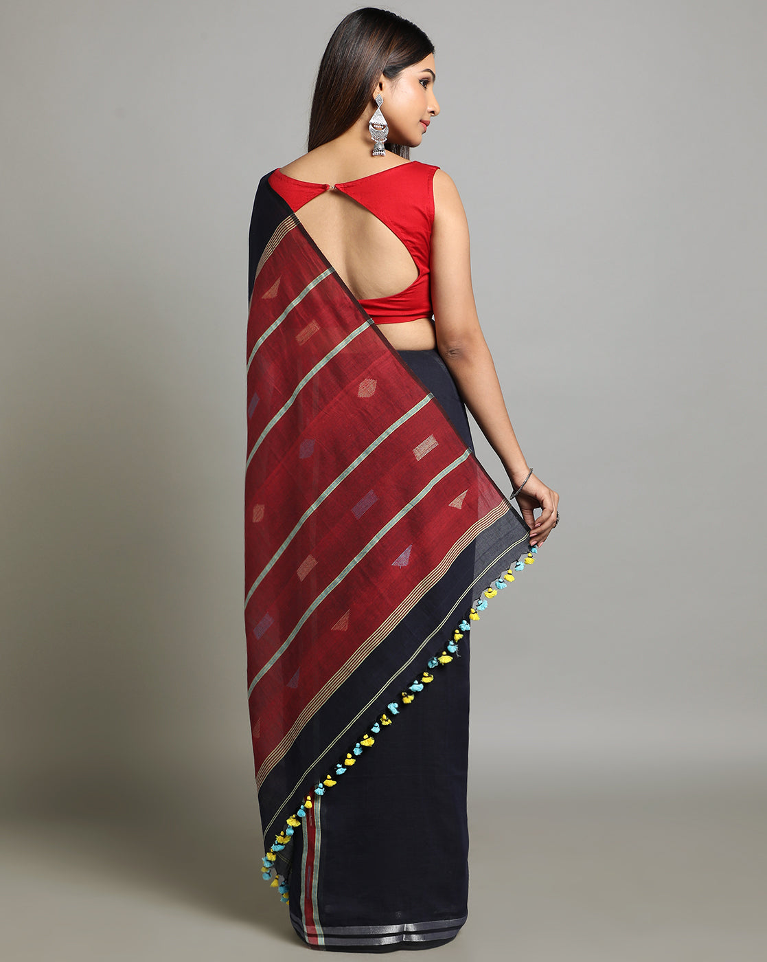 Handloom Jamdani Cotton Saree