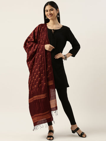 Handloom Silk Shibori Dupatta