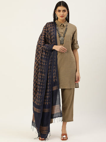 Hand Woven Shibori Silk Dupatta