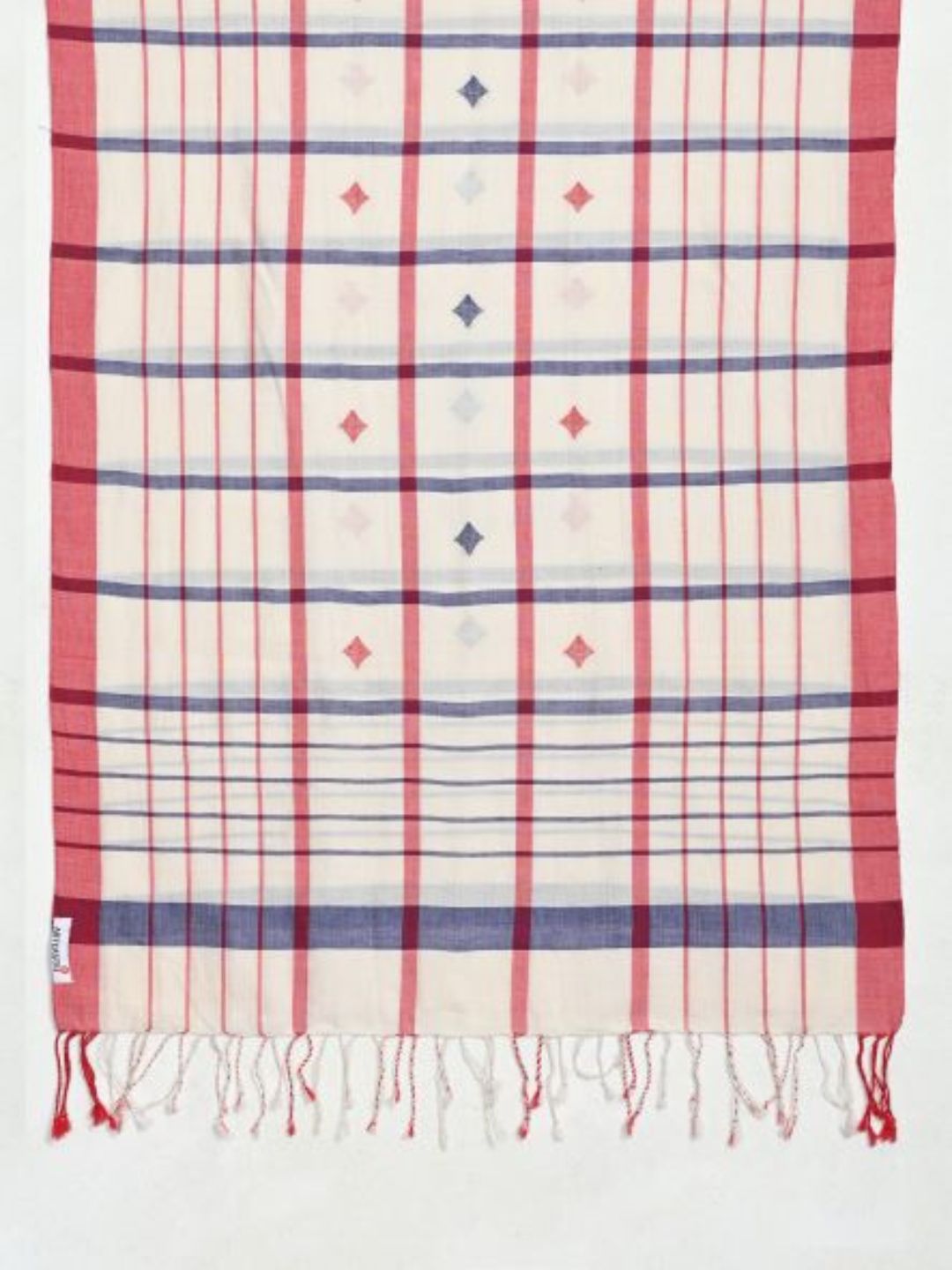 Handloom Jamdani Cotton Stole for women