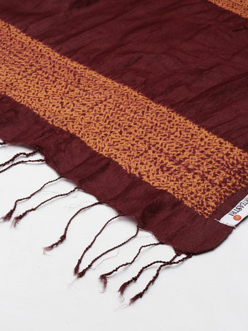 Handloom Silk Shibori Dupatta