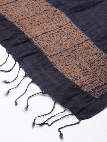 Hand Woven Shibori Silk Dupatta