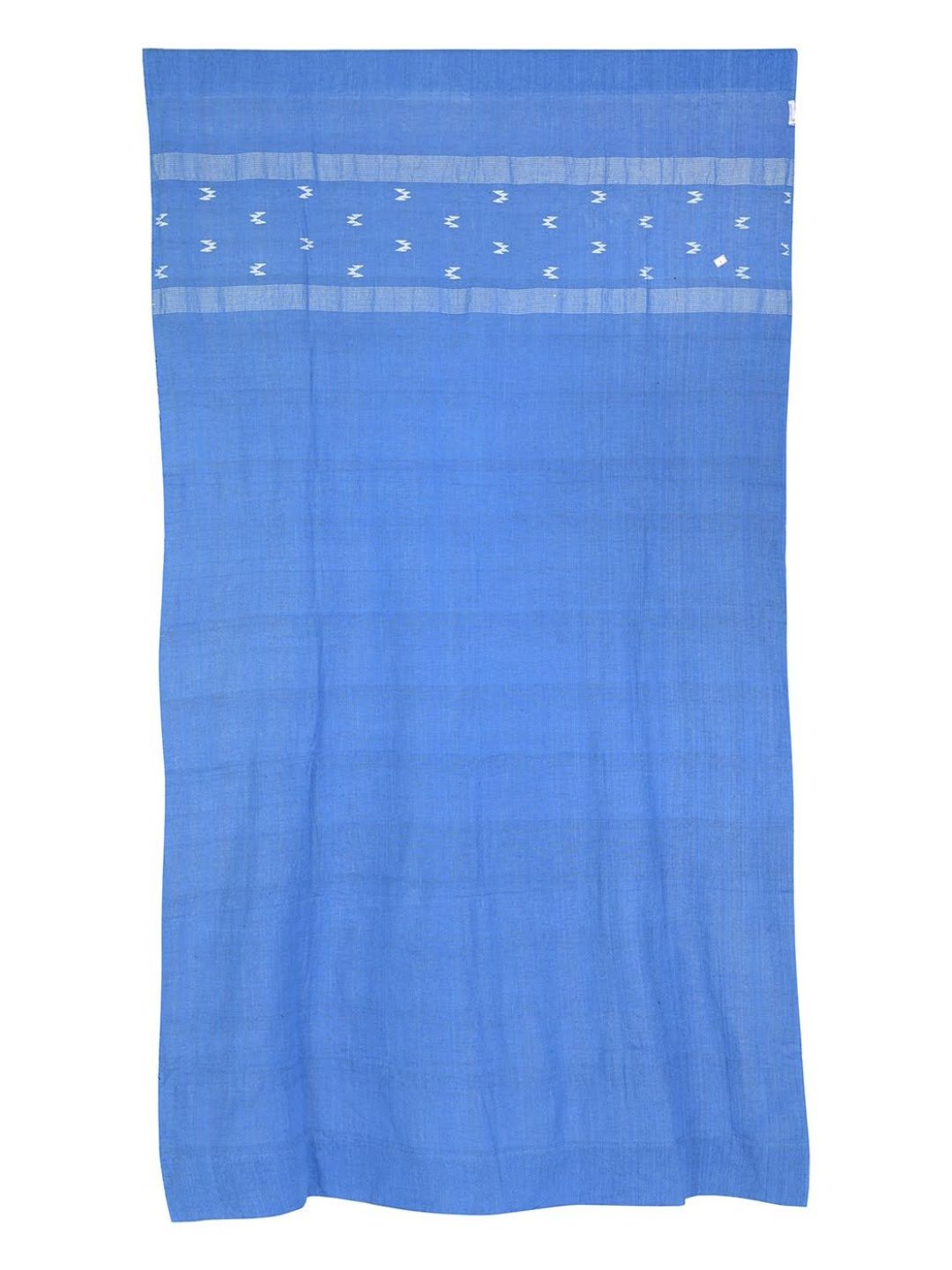 Indigo Blue Jamdani Cotton Curtain