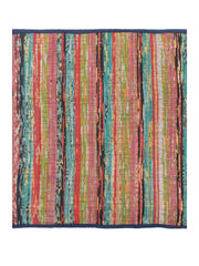 Multicolour Handloom Khesh Cotton Cushion Cover - Pack of 1