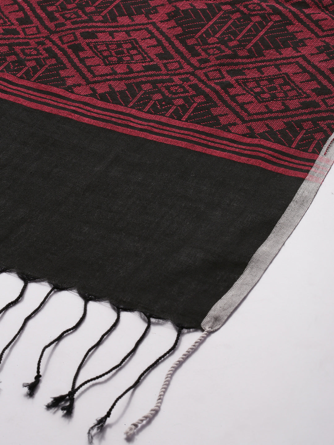 Handloom Woven  Assamese Soft Cotton Dupatta