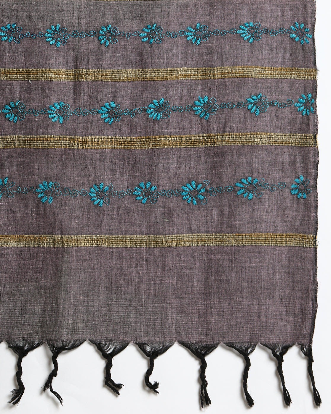 Handcrafted Khesh Kantha Cotton Stole