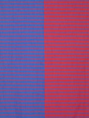 Blue Red Striped Cotton Door Curtain