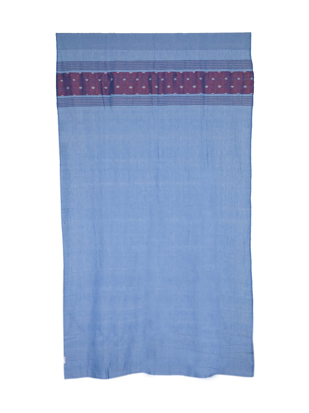 Blue Pink Cotton Curtain for home