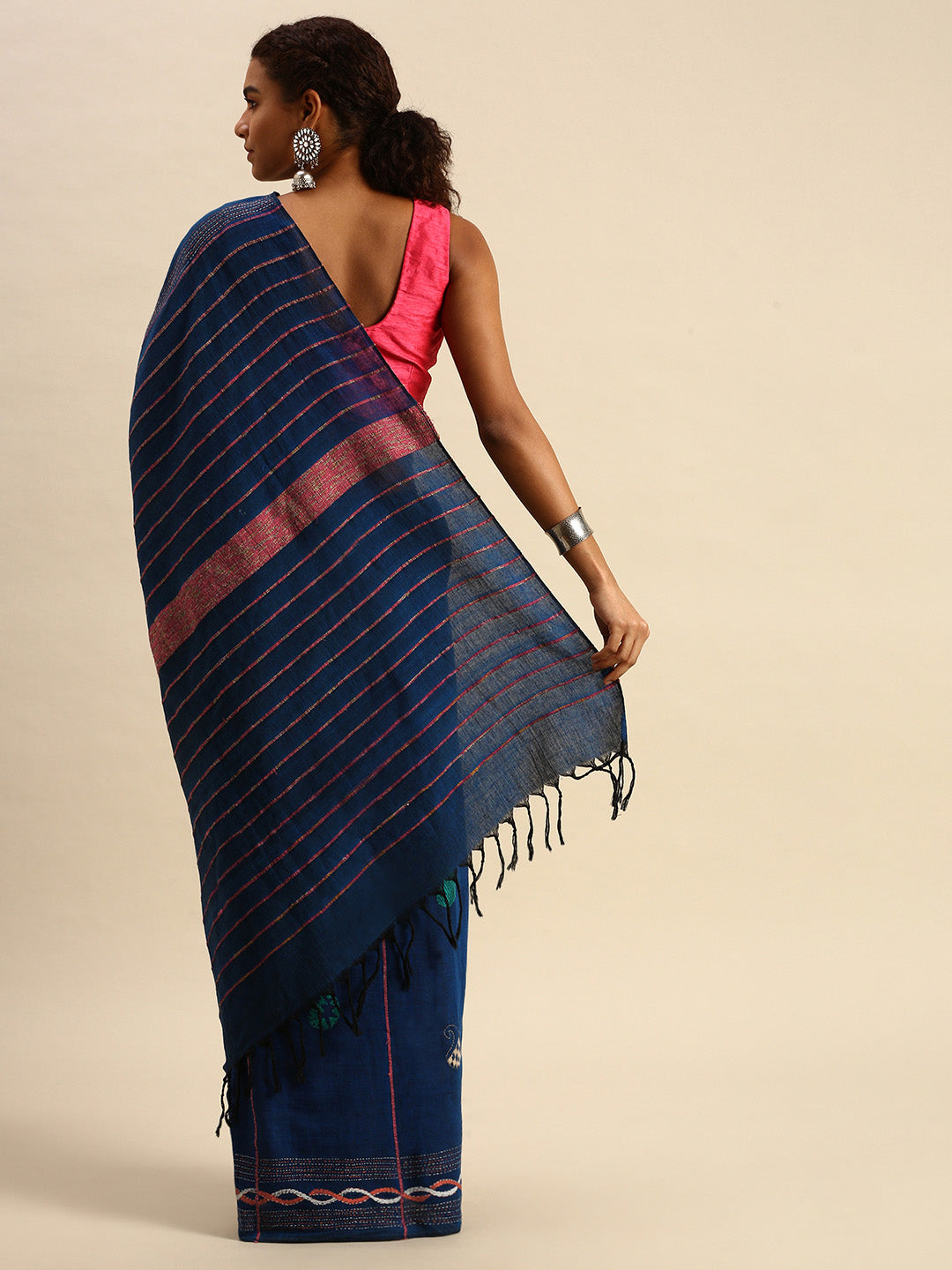 Handloom Khesh Kantha Cotton Saree