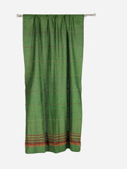 Pickle Green  Khesh Kantha Cotton Curtain