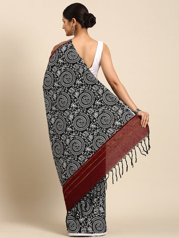 Handloom Khesh Print Pure Cotton saree