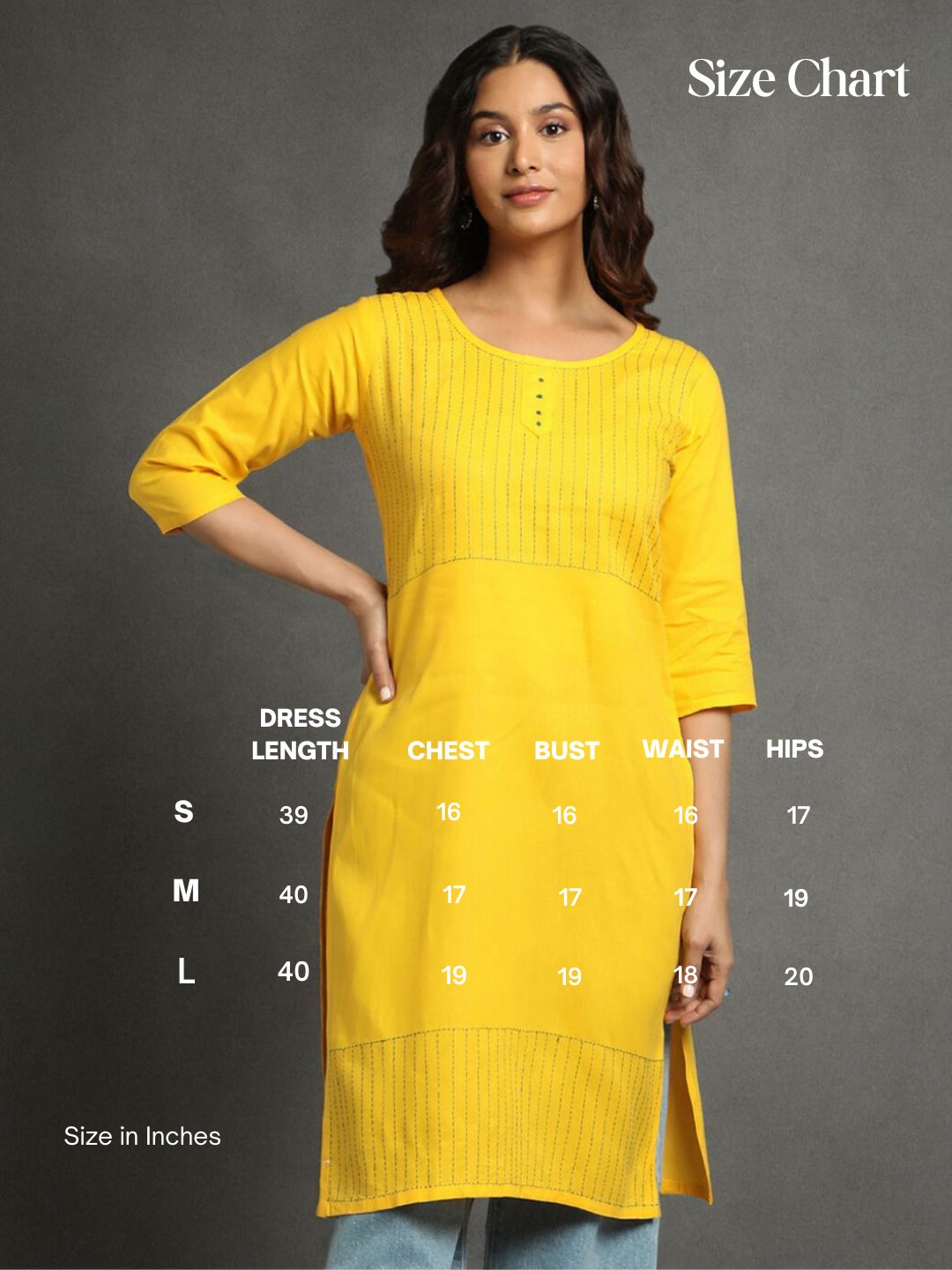 Yellow Kantha Cotton Kurta