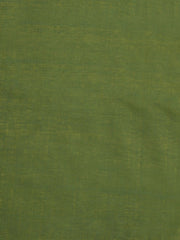 Green Yellow Handcrafted Woven Shibori Silk Cotton  Saree