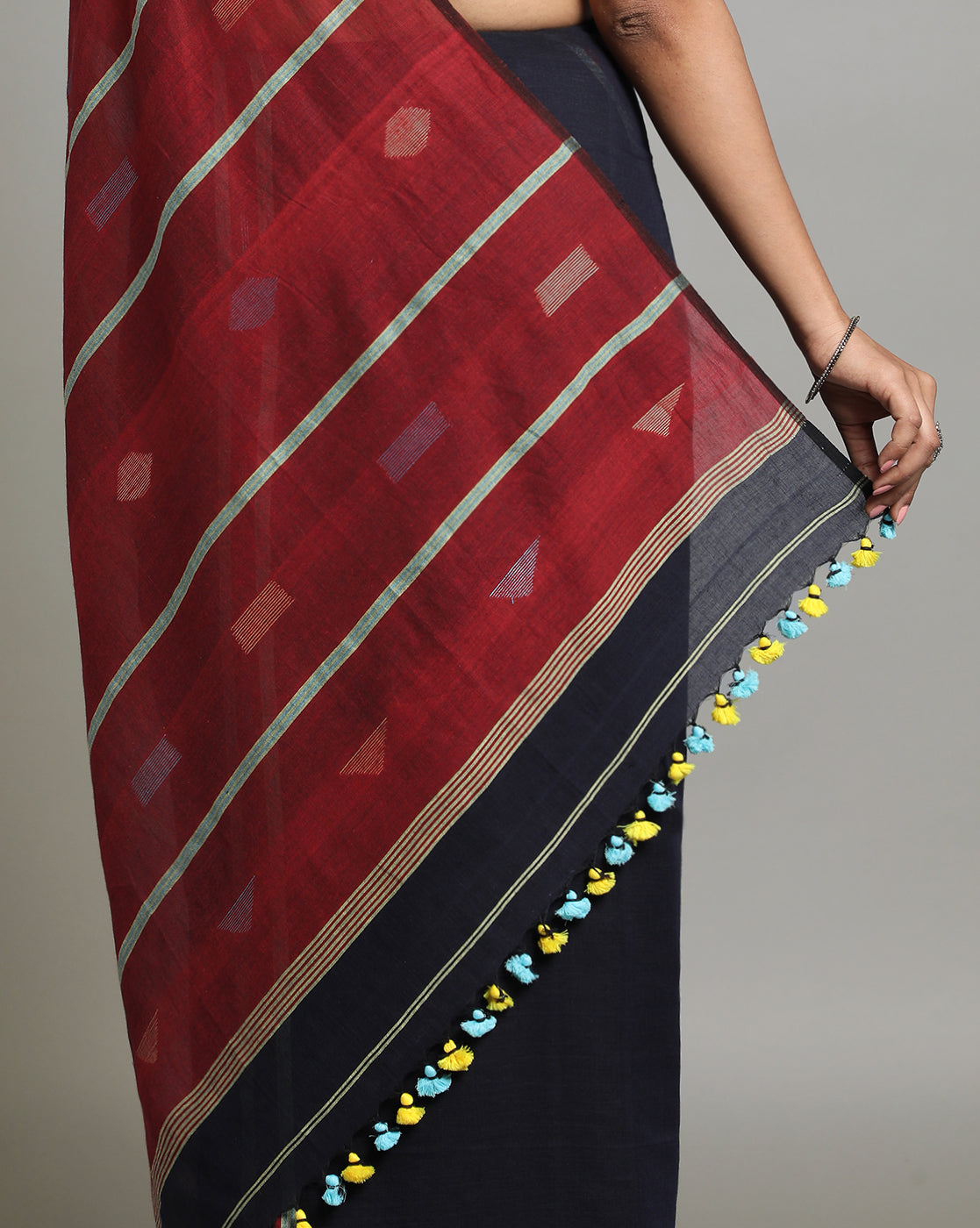 Handloom Jamdani Cotton Saree