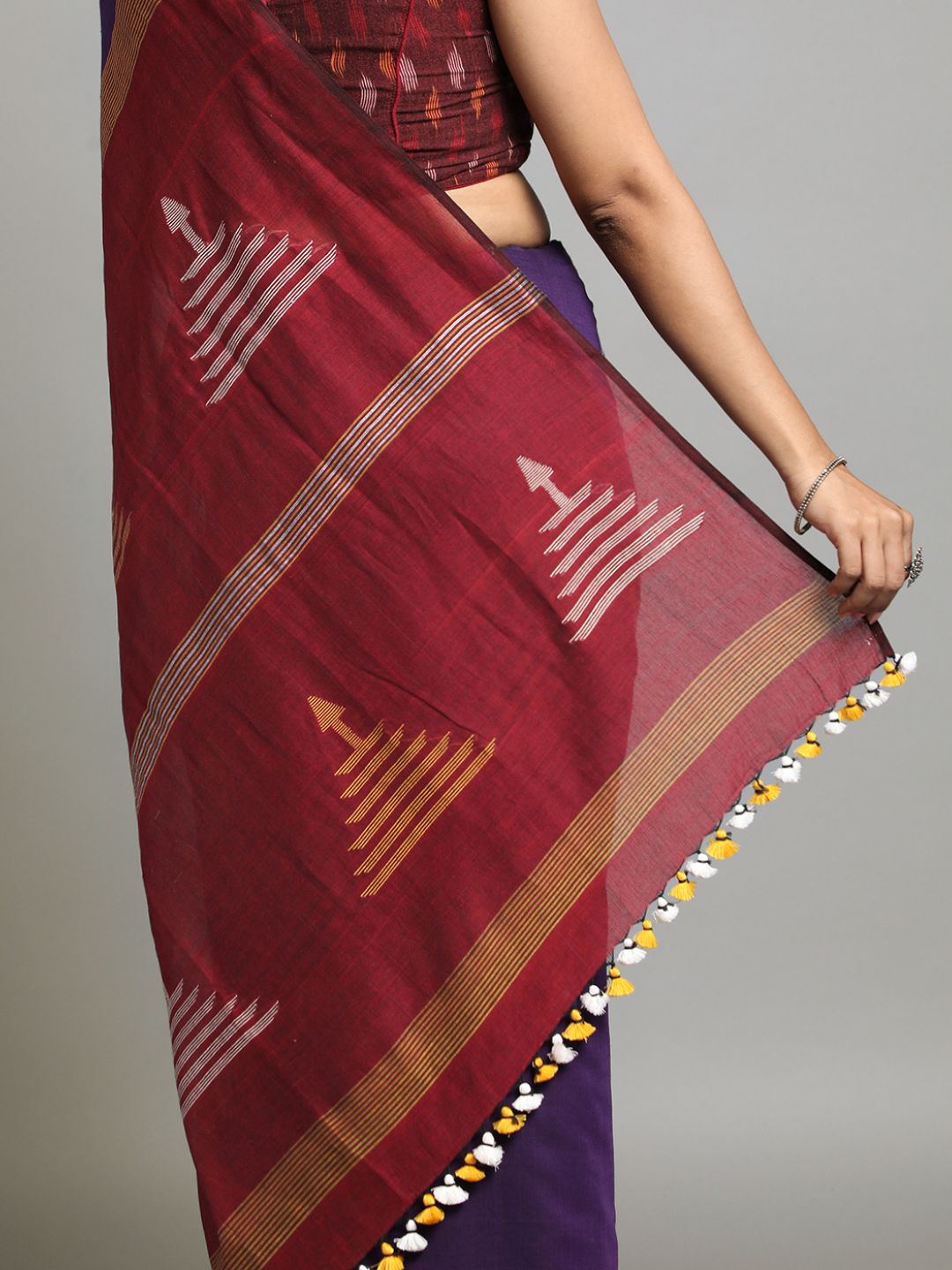 Handloom Jamdani Cotton Saree