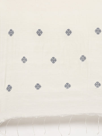 Handloom Jamdani Cotton Stole