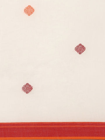 Handwoven Jacquard Weave Pure Cotton Assamese Saree