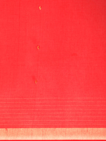 Handloom Zari buti  Jamdani Cotton Saree with blouse piece