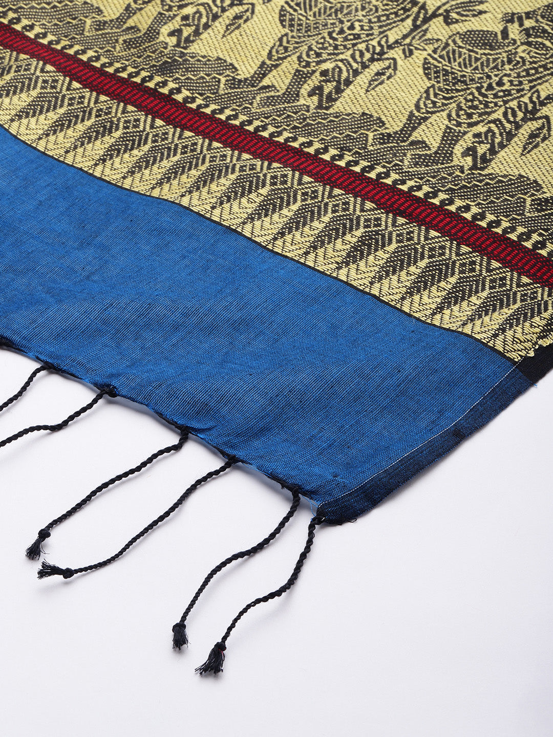 Handloom  Baluchari  Silk cotton Dupatta