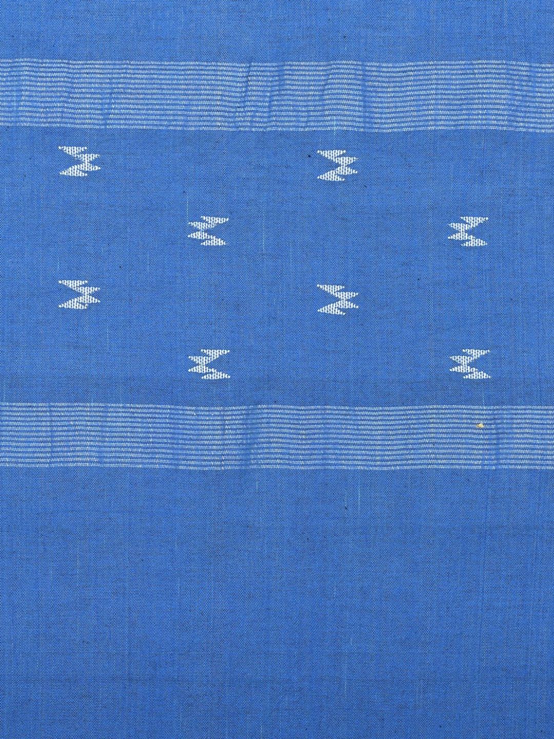 Indigo Blue Jamdani Cotton Curtain