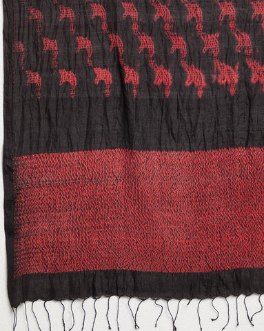 Handloom Silk Shibori Dupatta