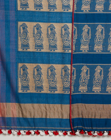 Handloom Cotton Baluchari Saree