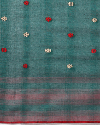 Handloom Cotton Baluchari Saree