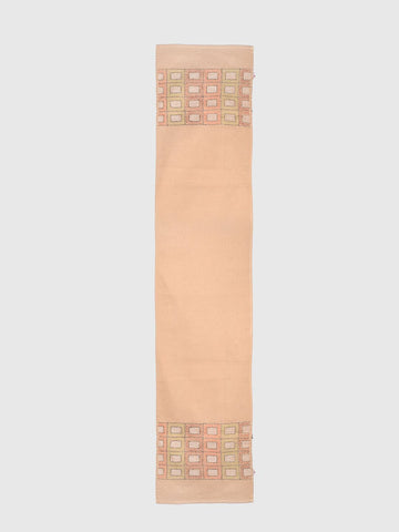 Beige Kantha Cotton dining Table Runner