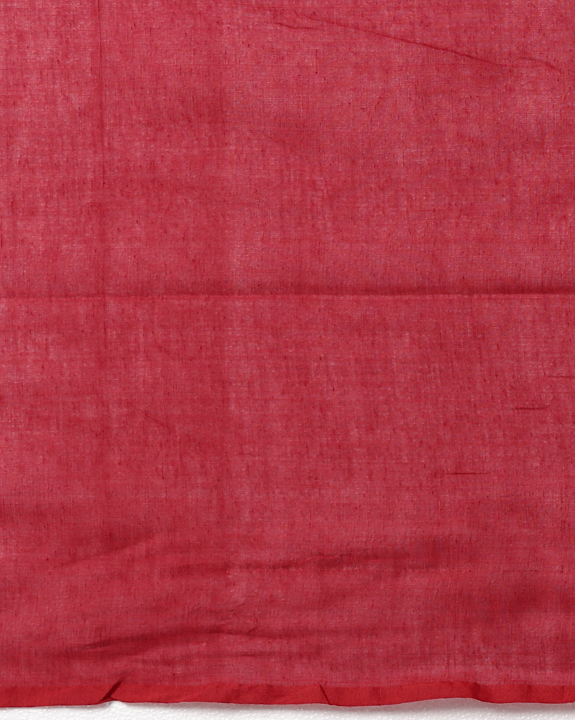 ArtEastri Maroon Magenta Solid Cotton Saree with Blouse piece