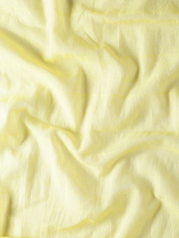 Handloom Solid Cotton Saree with Blouse Piece