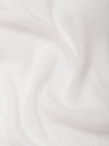 ArtEastri White Red Silk cotton Saree with Blouse piece