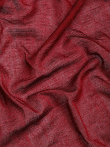 ArtEastri Black Maroon Cotton Handloom Saree