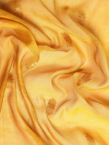 Zari Buti Silk Cotton Saree with blouse piece