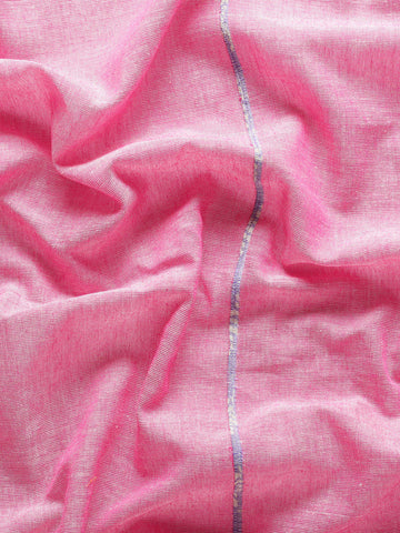 Pink Khesh Weave Pure Cotton saree