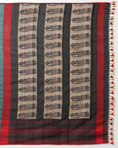 Handloom Cotton Baluchari Saree
