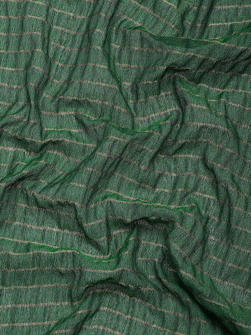 ArtEastri Green Pure Cotton Saree With Blouse Piece