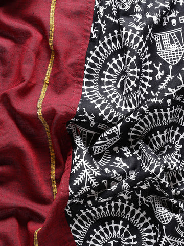 Handloom Khesh Print Pure Cotton saree