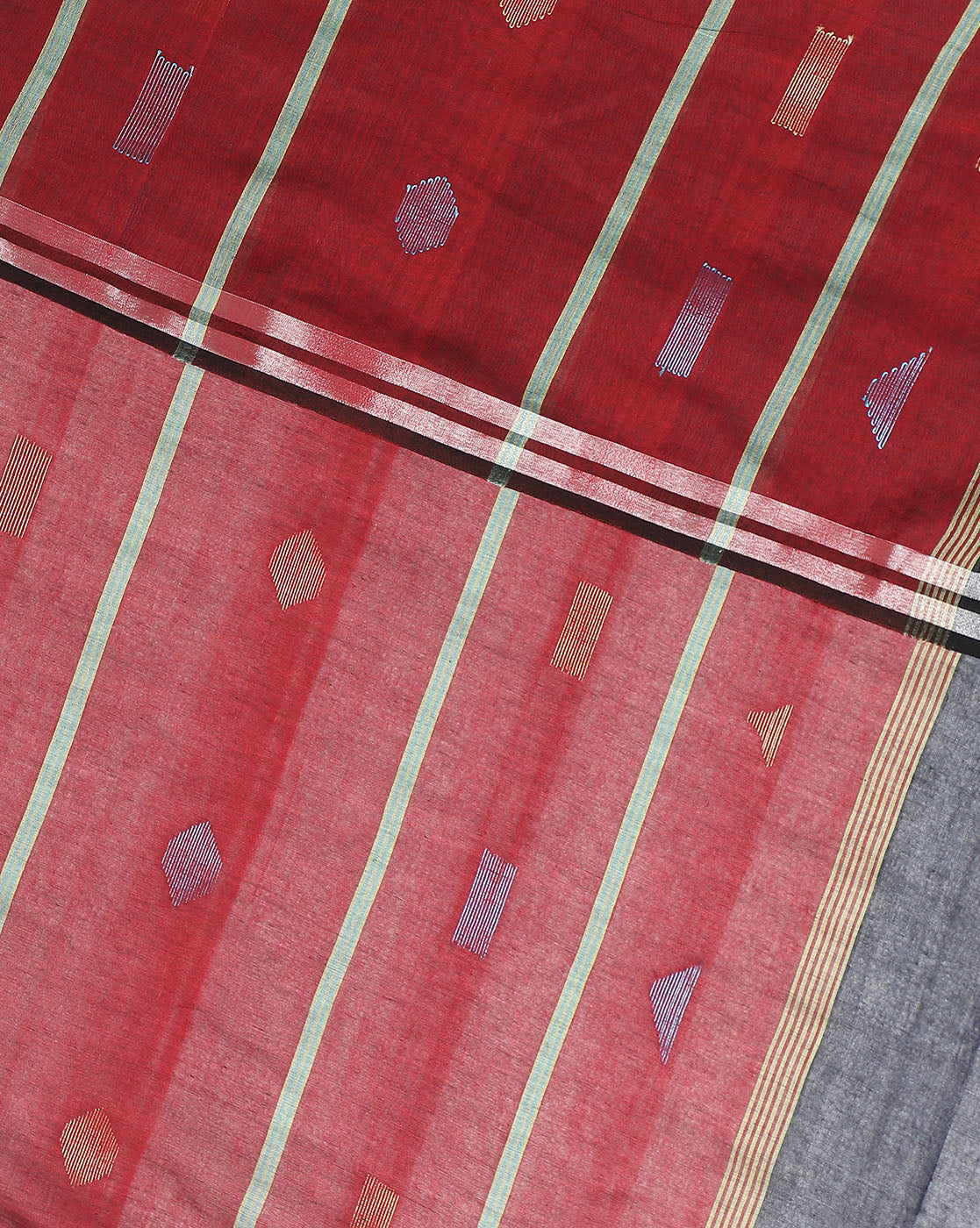 Handloom Jamdani Cotton Saree