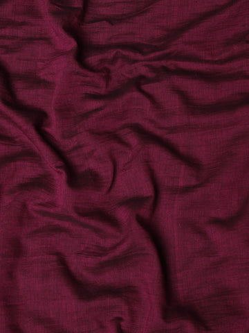 Colour block Cotton Saree with pompoms