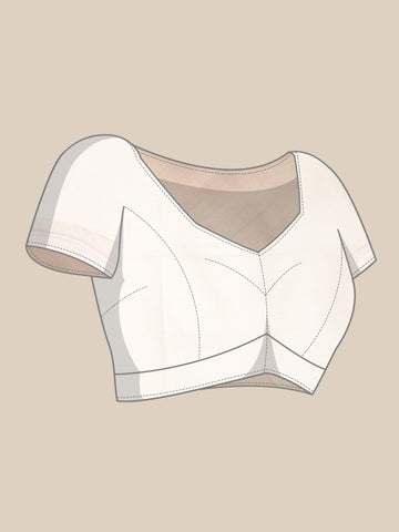 Silk Cotton Sequins Saree with Blouse Piece