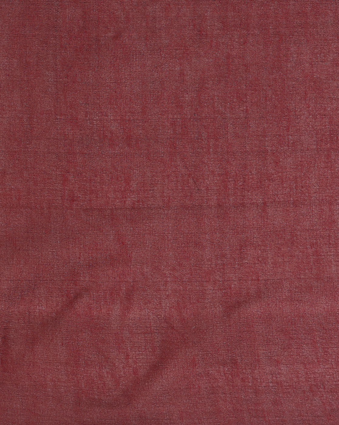 ArtEastri Maroon Solid Cotton Saree with Blouse piece