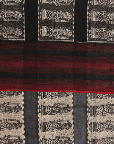 Handloom Cotton Baluchari Saree