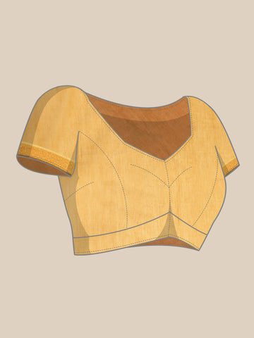 Lime green Golden Jacquard Cotton Saree