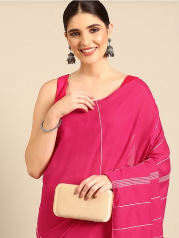 Pure Cotton Saree with Blouse piece