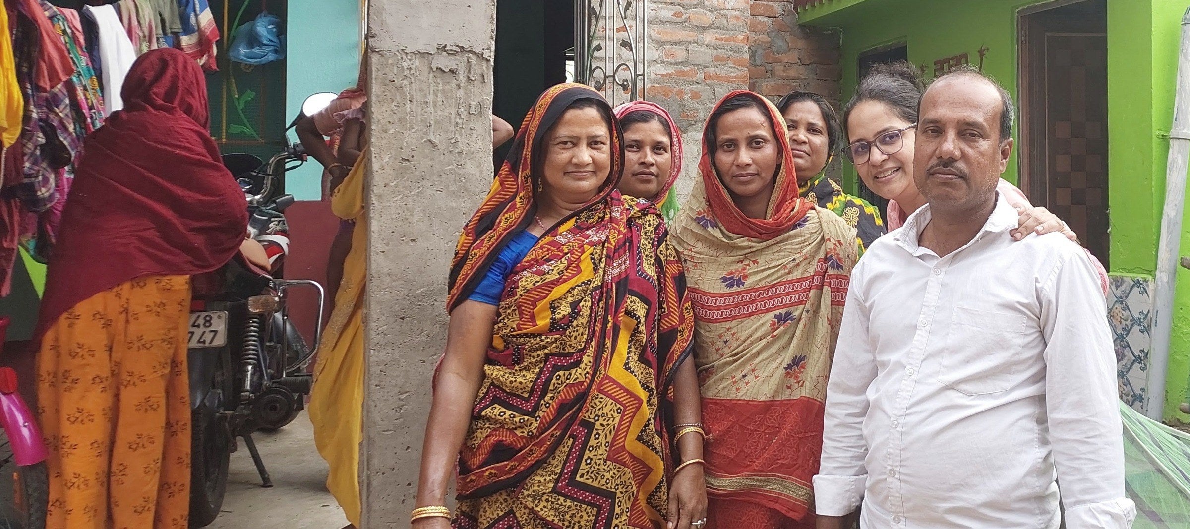 ArtEastri founder Ratnabali with artisans