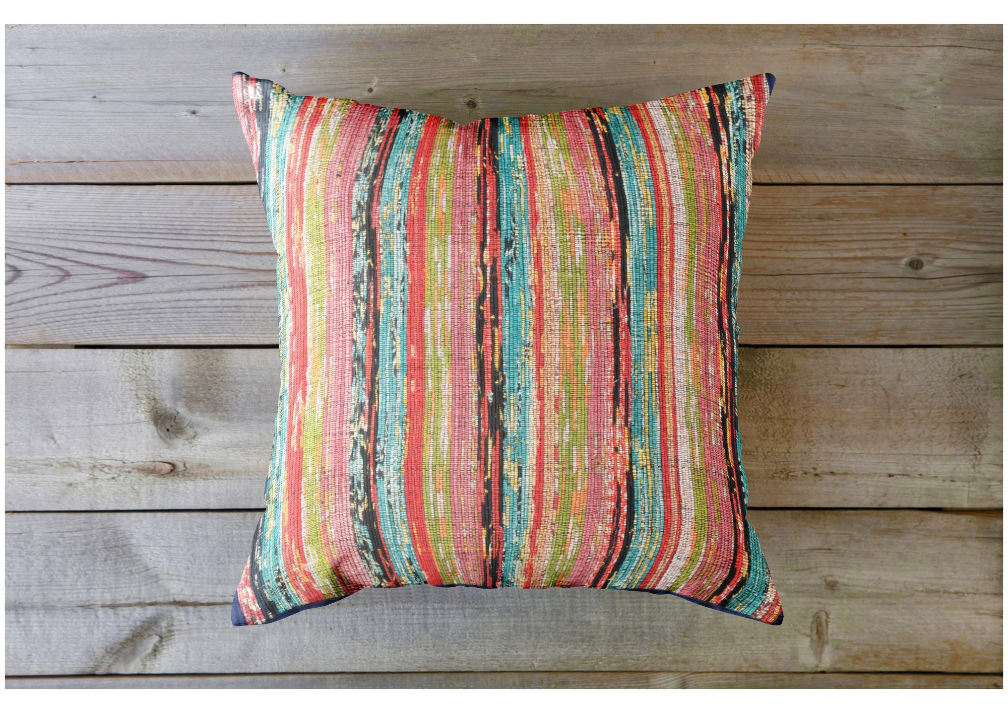 Multicolor Khesh Cotton Cushion Covers- Pack of 1