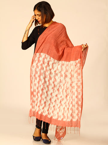 Hand Woven Shibori Cotton Dupatta