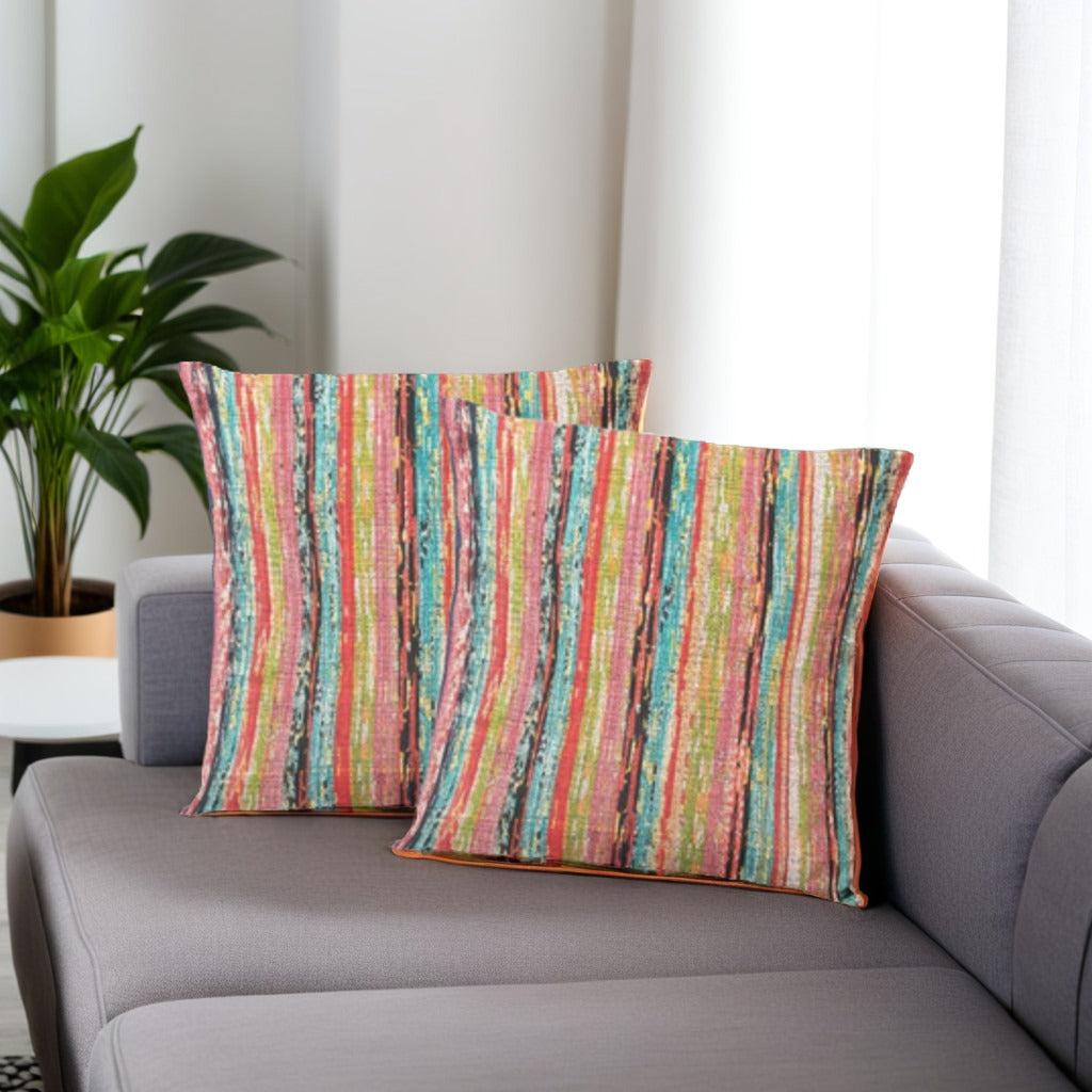 Multicolor Khesh Cotton Cushion Covers- Pack of 1